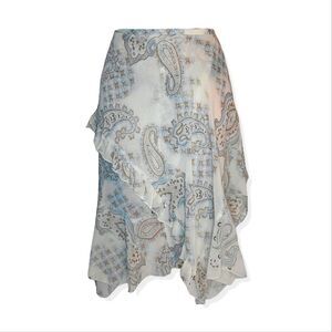 XOXO PAISLEY WRAP SKIRT